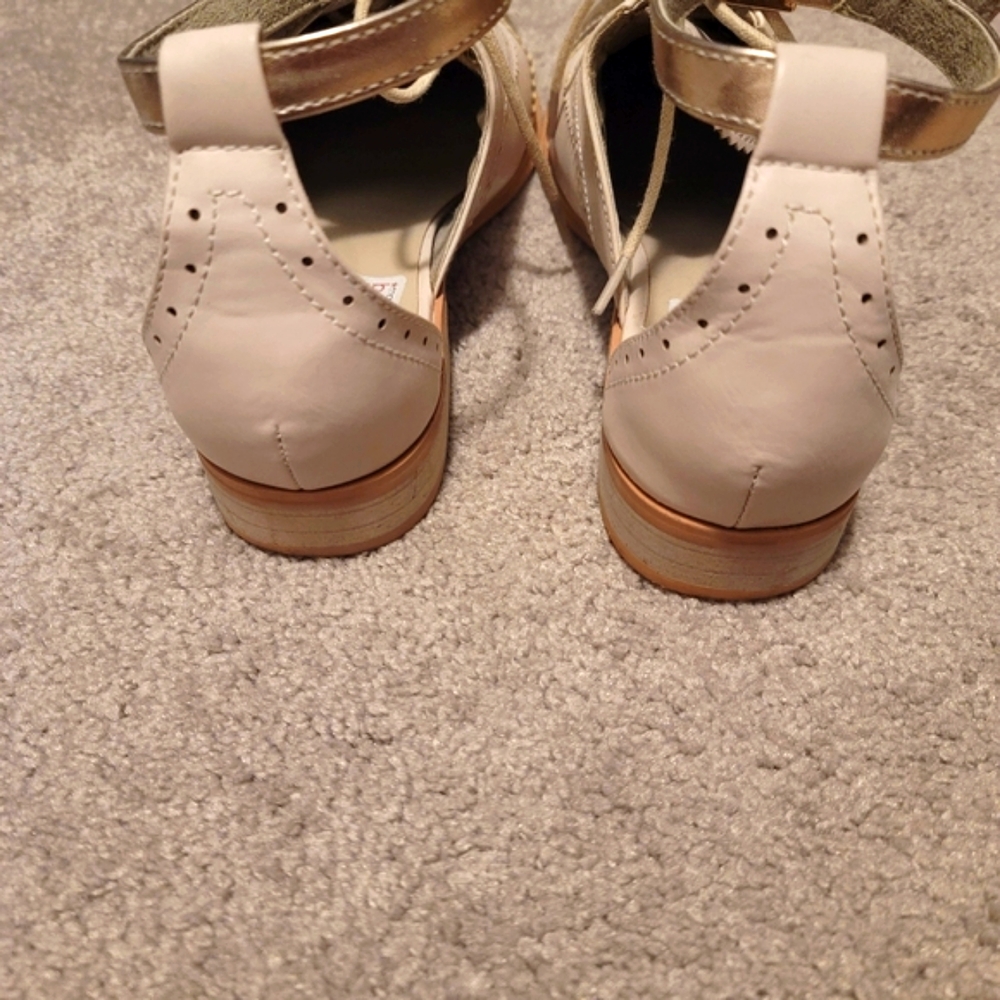 Wanted Divine Oxford lace up ankle strap shoes 8.5 - Picture 7 of 9